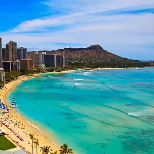 1414- Heart Of Waikiki With Kitchen - Free Parking - View Holiday home